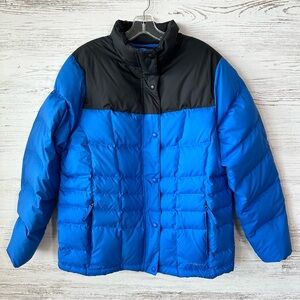 L.L. BEAN Pertex Classic Down Color Block Puffer Jacket Women’s XL Snow Winter